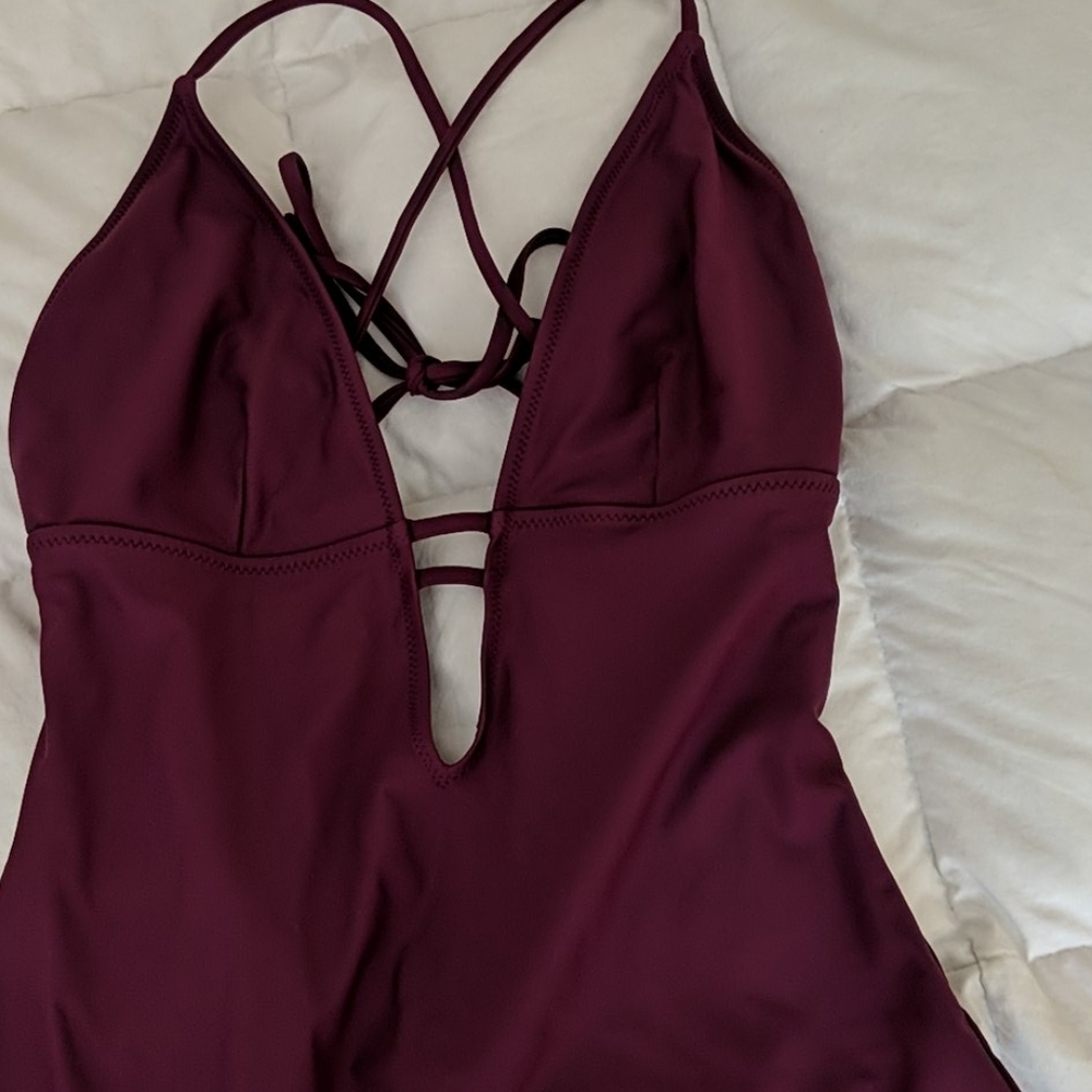 Maroon Cupshe One Piece